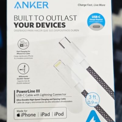 Anker Type-C To Iphone  Fast Charging 1m