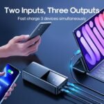 ⁦باور بانك سلكي جوي روم QC 3 ، سعة 30000 مللي امبير ، عدد 3 منفذ ، اسود - JR-QP193⁩ - الصورة ⁦6⁩