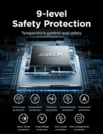 ⁦JOYROOM JR-PR1 22.5W باوربانك بسلك مدمج قابل للسحب 10000mAh أسود⁩ - الصورة ⁦7⁩