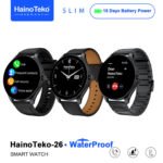 ⁦ساعة HainoTeko-26 الذكية (نسخة Slim) - شاشة AMOLED مع 3 أحزمة⁩ - الصورة ⁦3⁩