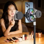 مبرد الموبايل RS17 بمروحتين وإضاءة RGB